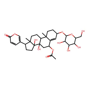 Scilliroside, (3beta,6beta)- structure