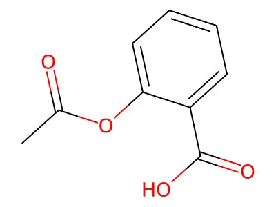 Aspirin structure