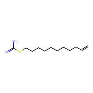 Undec-10-en-1-yl carbamimidothioate structure