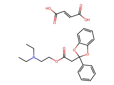 2-(Diethylamino)ethyl 2-(2-phenyl-1,3-benzodioxol-2-yl)acetate structure