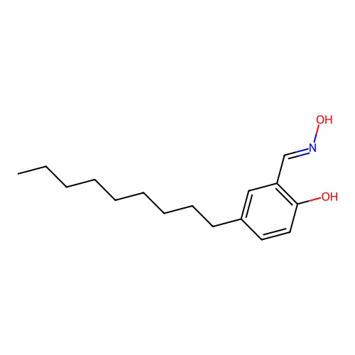 2-Hydroxy-5-nonyl-benzaldoxime structure