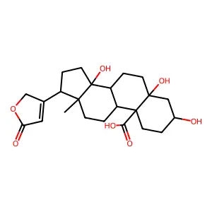 Strophanthidinic acid structure
