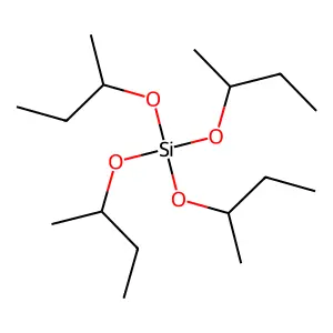 Silicic acid (H4SiO4), tetrakis(1-methylpropyl) ester structure