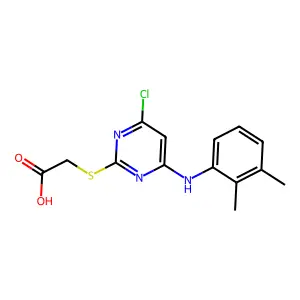Pirinixic Acid structure