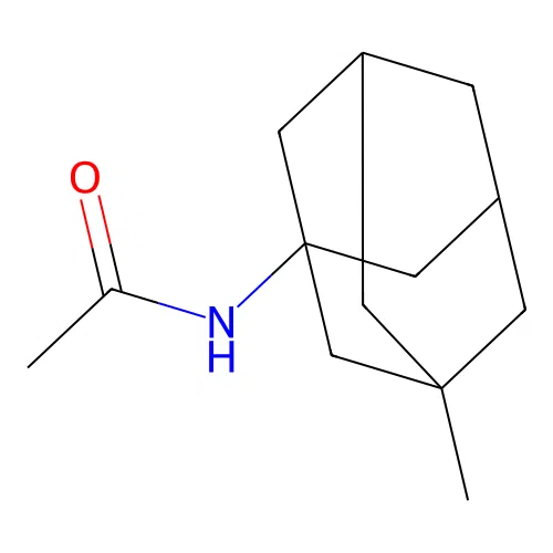 N-(3-methyl-1-adamantyl)acetamide structure