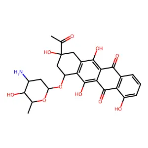 Carubicin structure