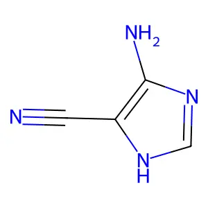 5-amino-1H-imidazole-4-carbonitrile structure