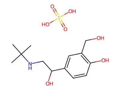 Albuterol Sulfate structure
