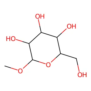 Methyl D-mannoside structure