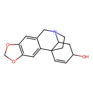 1,2-Didehydrocrinan-3-ol structure