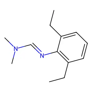 N'-(2,6-Diethylphenyl)-N,N-dimethylformamidine structure
