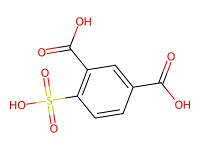 4-Sulfoisophthalic acid structure
