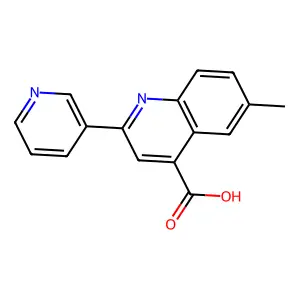 Cinchoninic acid, 6-methyl-2-(3-pyridyl)- structure