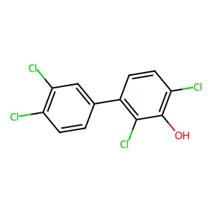 2,3',4,4'-Tetrachlorobiphenyl-3-ol structure