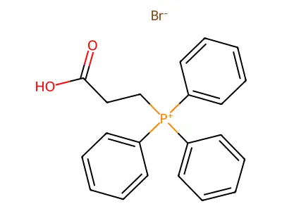3-(Triphenylphosphoranyl)propanoic acid structure