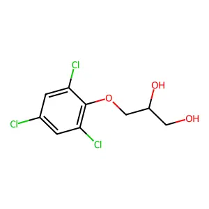 3-(2,4,6-Trichlorophenoxy)-1,2-propanediol structure
