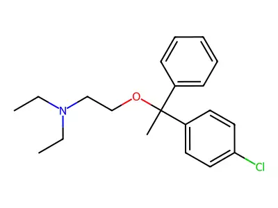 Clofenetamine structure