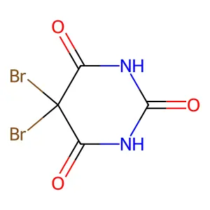 5,5-Dibromobarbituric acid structure