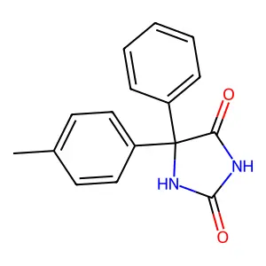 5-(4'-Methylphenyl)-5-phenylhydantoin structure