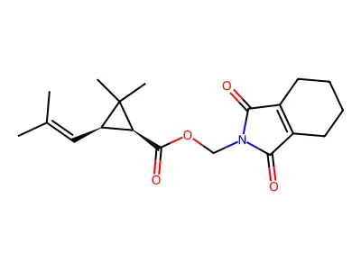 (-)-cis-Tetramethrin structure