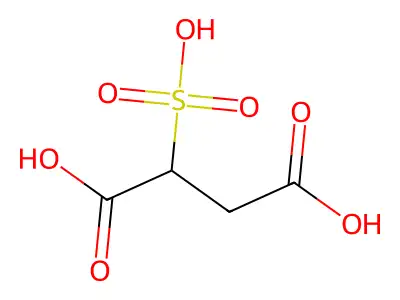 Sulfosuccinic acid monosodium salt structure