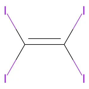 Tetraiodoethylene structure