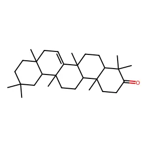 Taraxerone structure