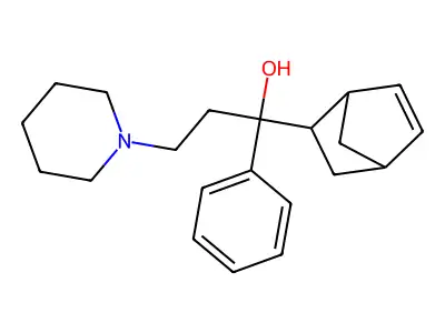 Biperiden structure