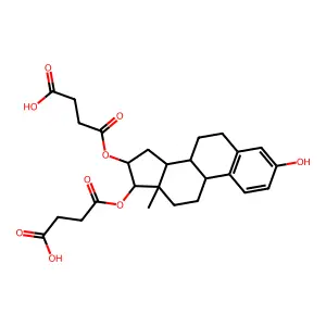 Estriol Succinate structure