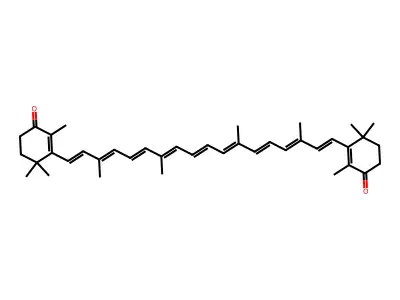 Canthaxanthin structure