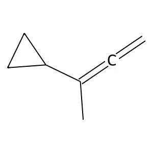 Cyclopropane, (1-methyl-1,2-propadienyl)- structure