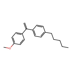 p-(1-(p-Pentylphenyl)vinyl)anisole structure