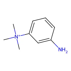 3-Amino-N,N,N-trimethylbenzenaminium structure