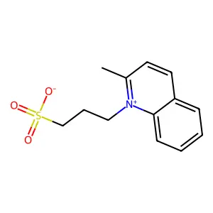 quinolinium, 2-methyl-1-(3-sulfopropyl)-, inner salt structure