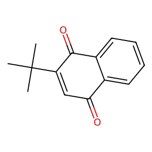 2-tert-Butyl-1,4-naphthoquinone structure