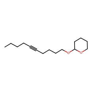 2H-Pyran, 2-(5-decyn-1-yloxy)tetrahydro- structure
