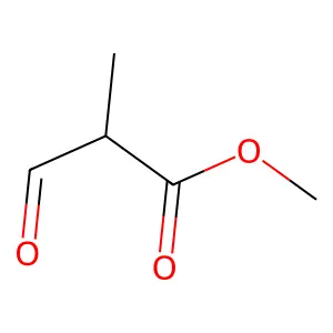 Propanoic acid, 2-methyl-3-oxo-, methyl ester structure