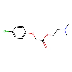 Meclofenoxate structure