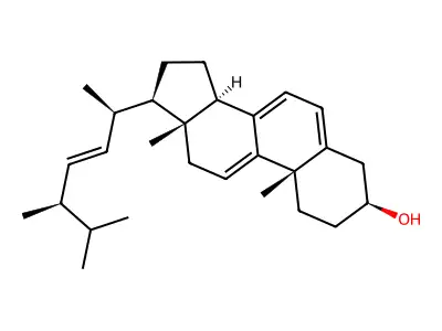 Dehydroergosterol structure