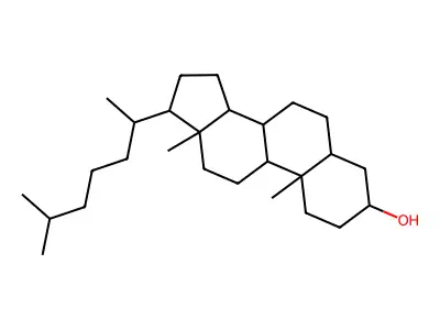 Epicoprostanol structure