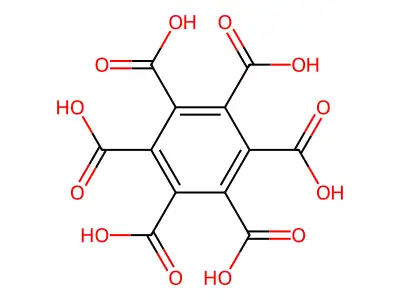 Mellitic Acid structure