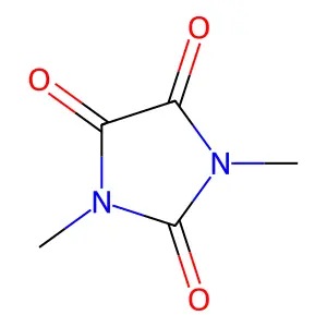 Dimethylparabanic acid structure