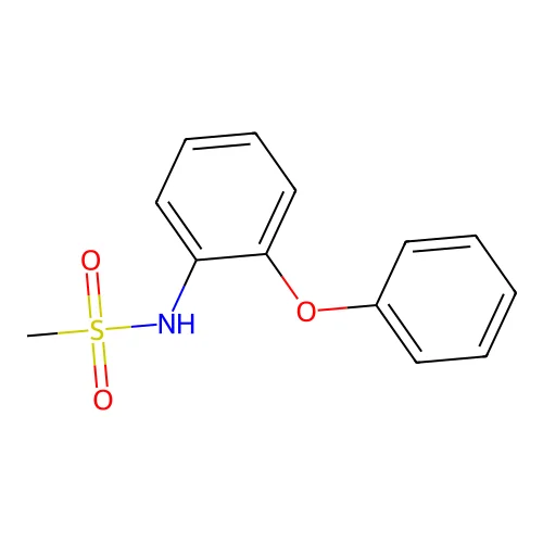 N-(2-phenoxyphenyl)methanesulphonamide structure
