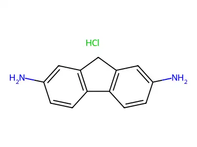 9H-Fluorene-2,7-diamine monohydrochloride structure