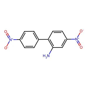 4,4'-Dinitro(1,1'-biphenyl)-2-amine structure