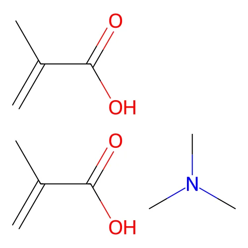 2-Methylprop-2-enoic acid--N,N-dimethylmethanamine (2/1) structure