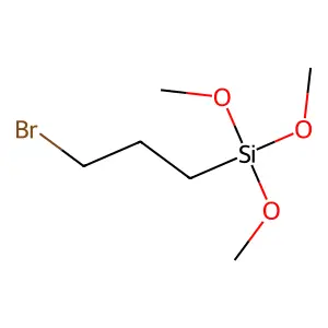 (3-Bromopropyl)trimethoxysilane structure