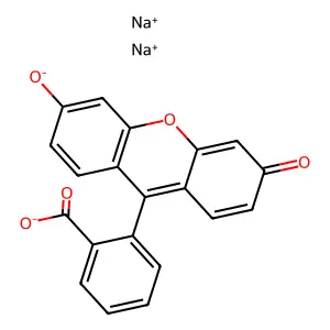 Sodium Fluorescein structure