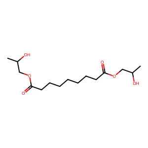 Nonanedioic acid, 1,9-bis(2-hydroxypropyl) ester structure