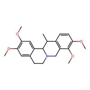 (+)-Corydaline structure